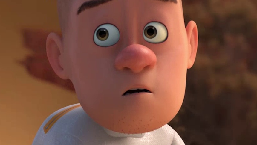 乐天对光头强解释来意，回忆父女的喜乐悲欢