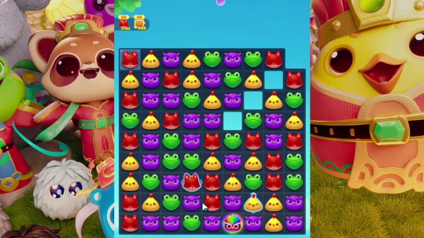 莱菔解说开心消消乐 一直在步步高升中 第5集