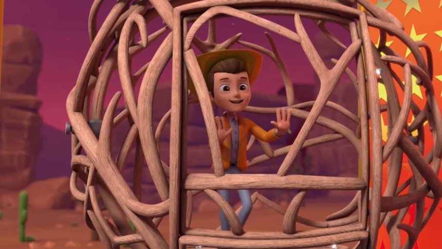 机器人又闯祸，大明星路克被吹走了