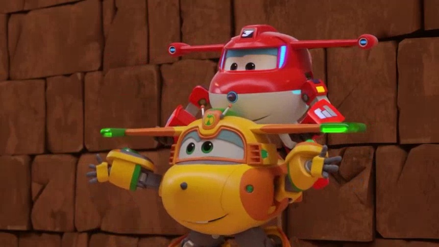 【超级飞侠乐迪】全员深陷流沙，乐迪幻影加速救出伙伴